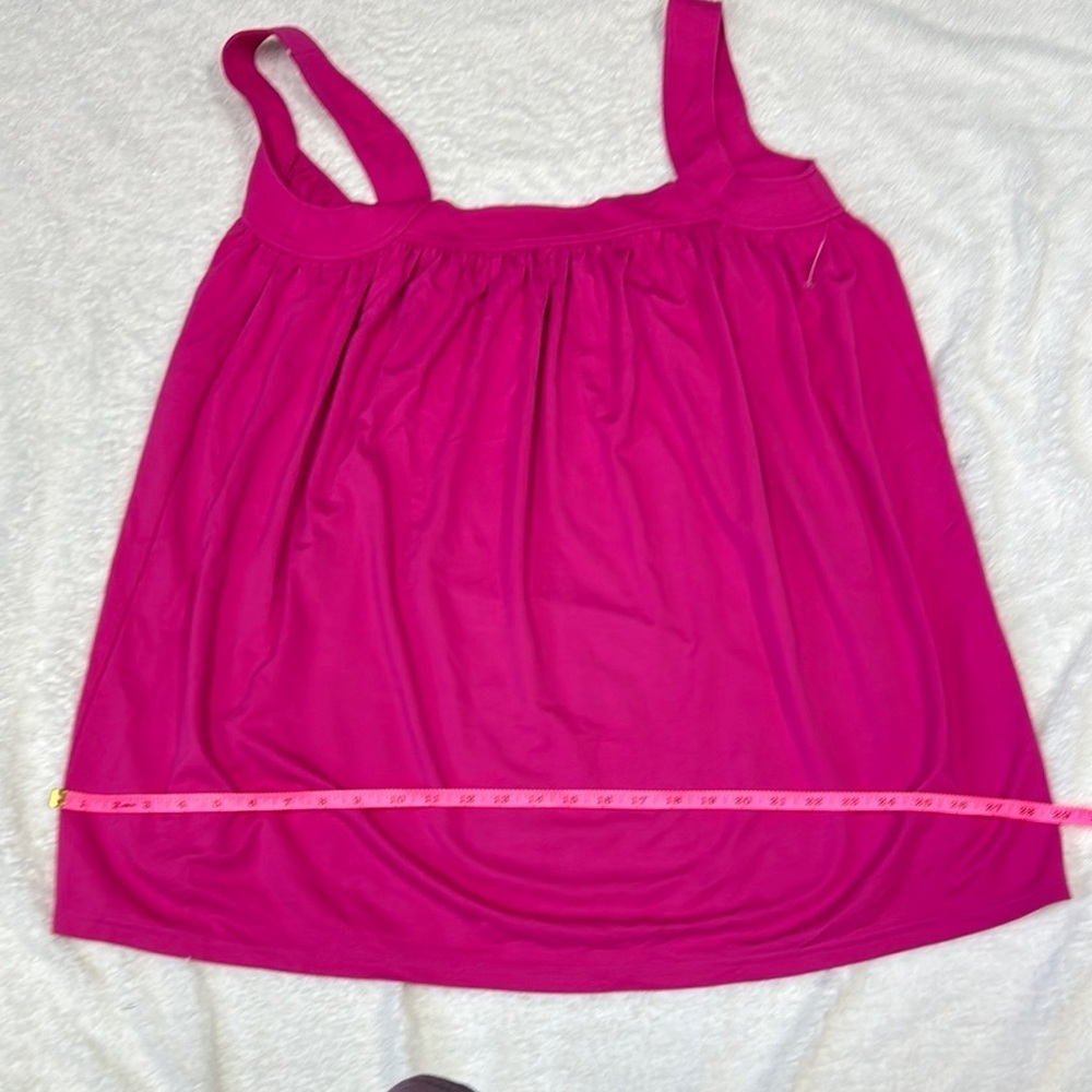 Rebecca Minkoff Smocked Pink Sleeveless summer tank - Picture 4 of 5